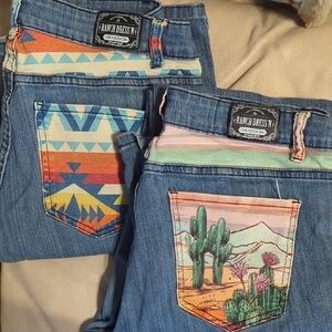 2 Pair Ranch Dress'n Jeans